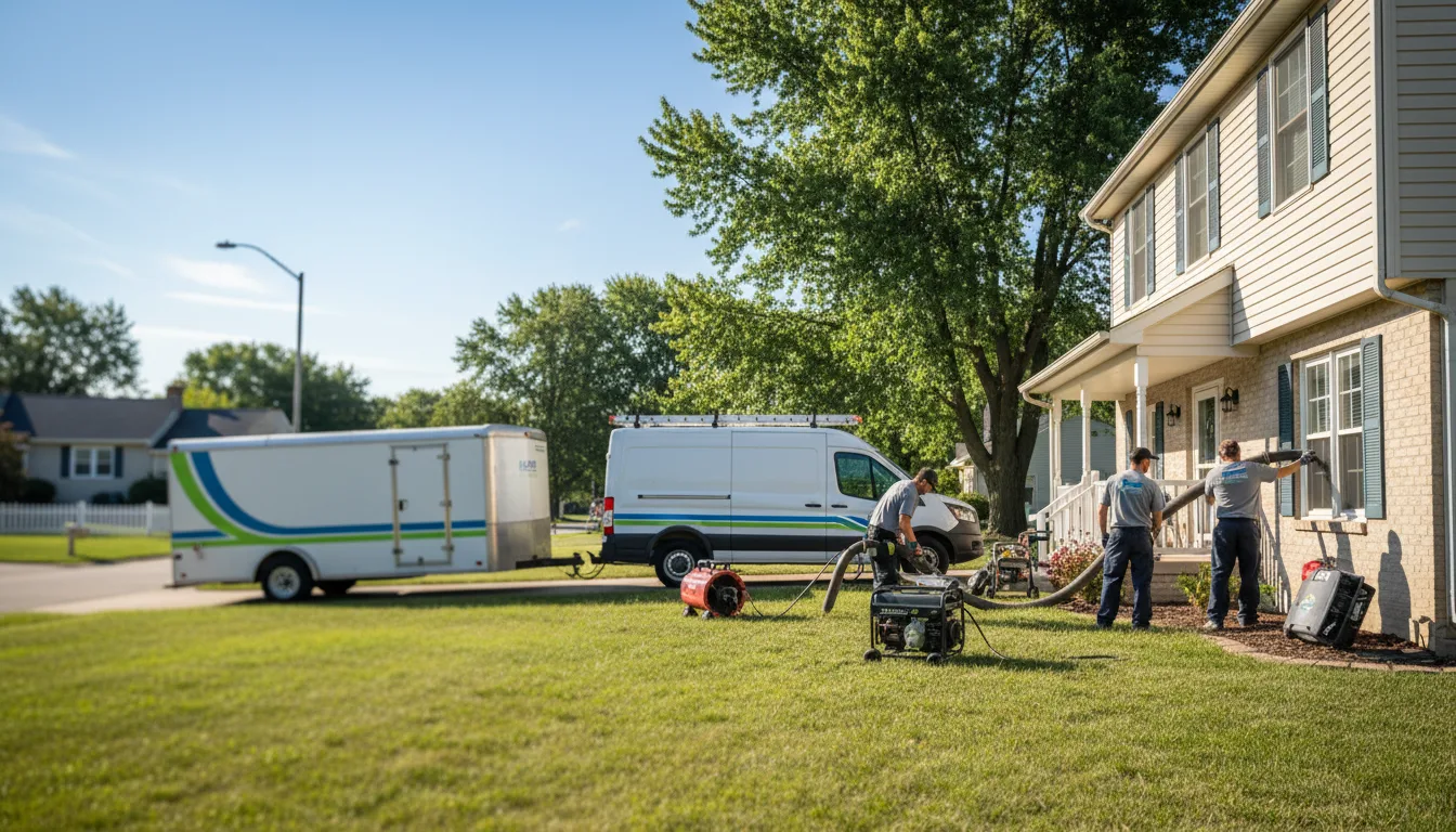 Flooded Basement Restoration And Cleanup With Repair in New Leipzig, ND near me